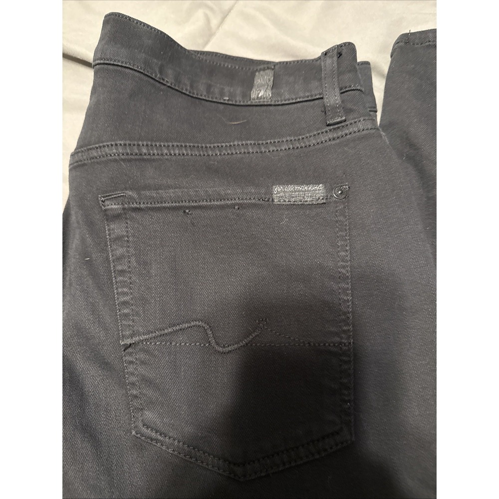Seven 7 For All Mankind Luxe Performance Standard Straight Jeans 34x34 Black